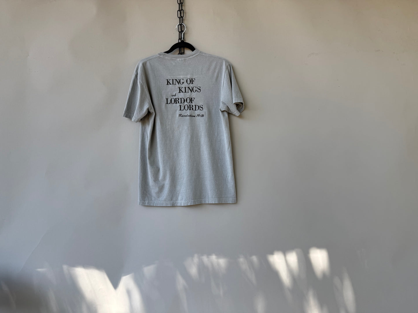 King of Kings, Lord of Lords β Embroidered Christian Tee βοΈ