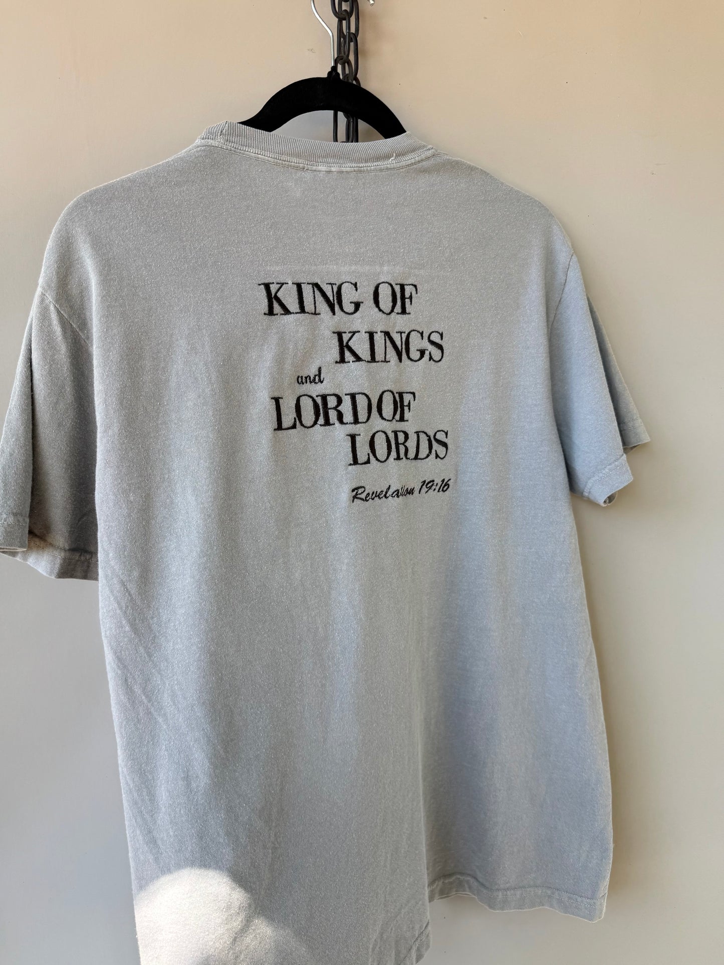 King of Kings, Lord of Lords β Embroidered Christian Tee βοΈ