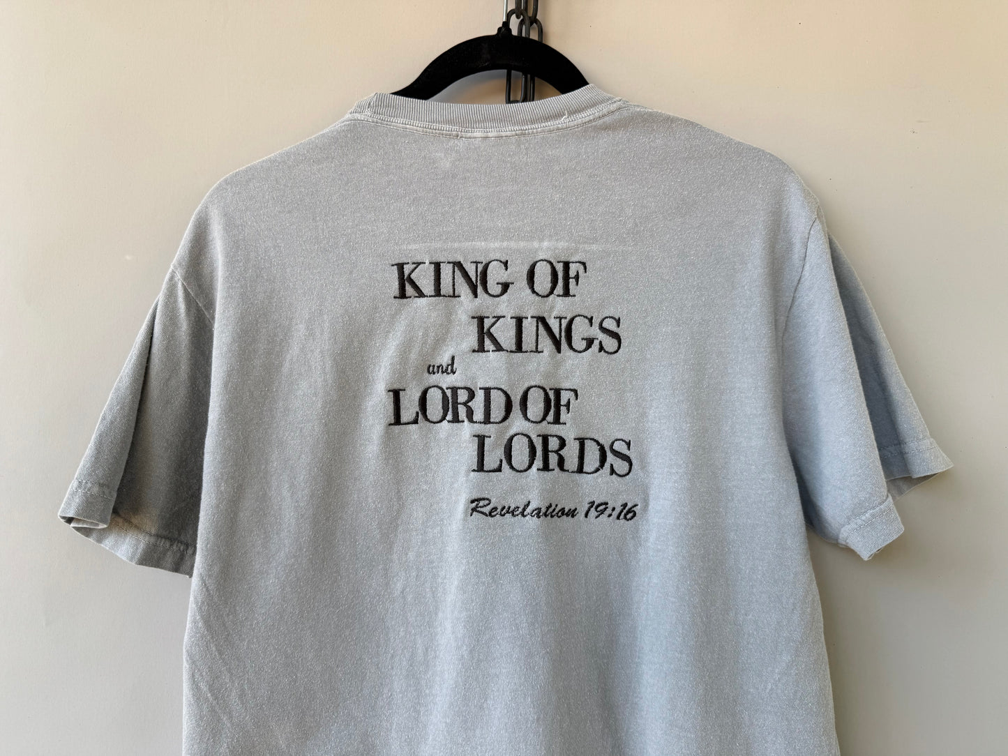 King of Kings, Lord of Lords β Embroidered Christian Tee βοΈ