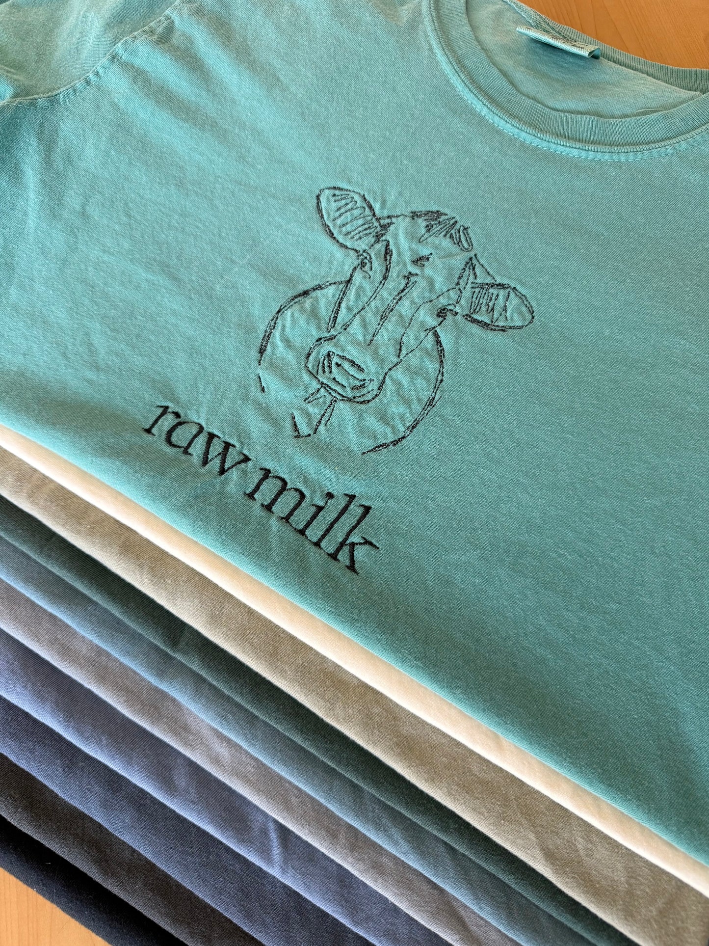 Raw Milk Revolution โ Embroidered Truthwear Tee ๐